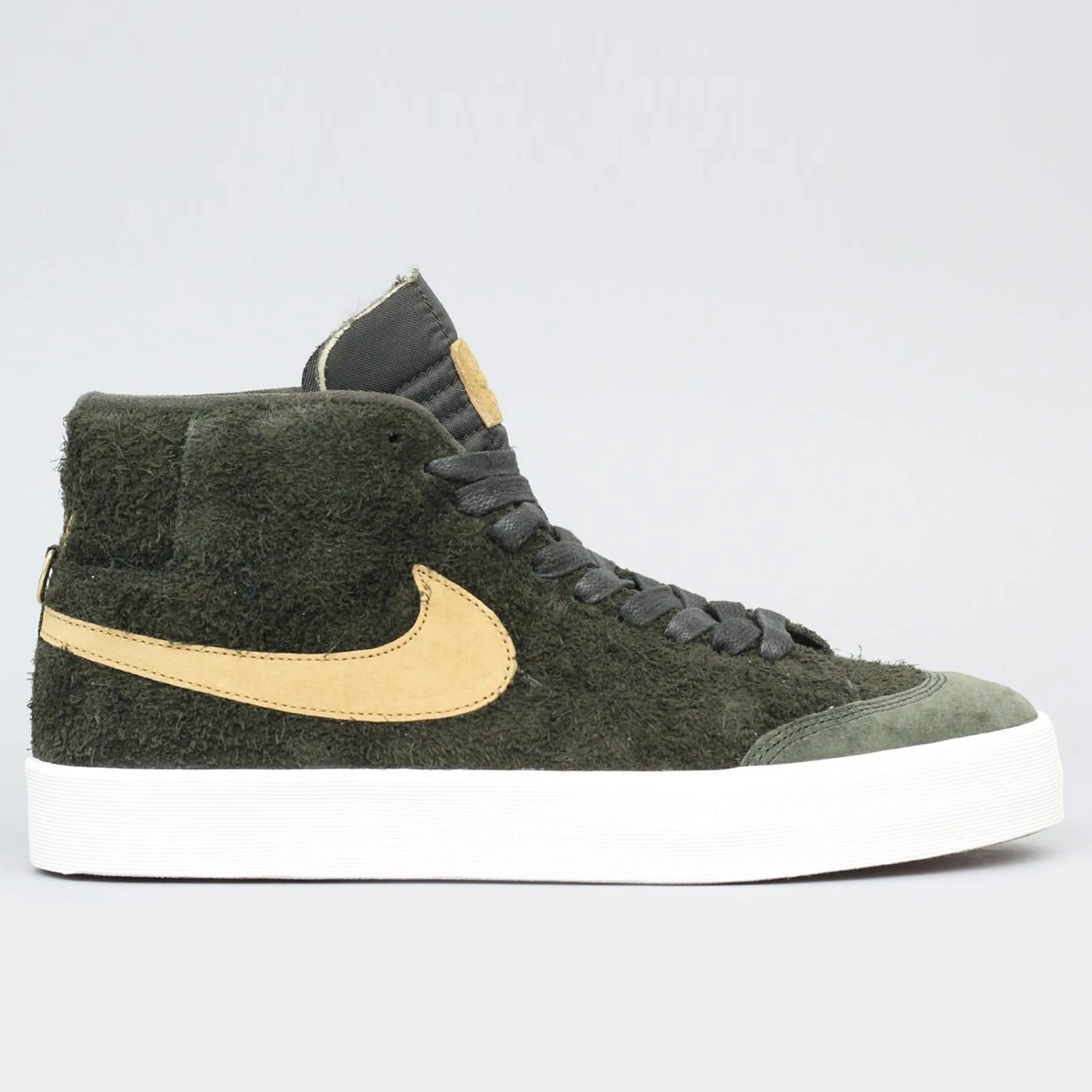 Nike SB Blazer Mid QS Shoes Sequoia / Flat Gold Shoes Similar To Asics Superblast