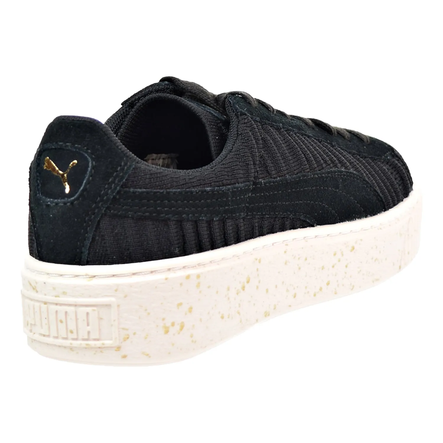 Puma Basket Platform OW Women's Shoes Puma Black/Whisper White Asics Soft Shoes