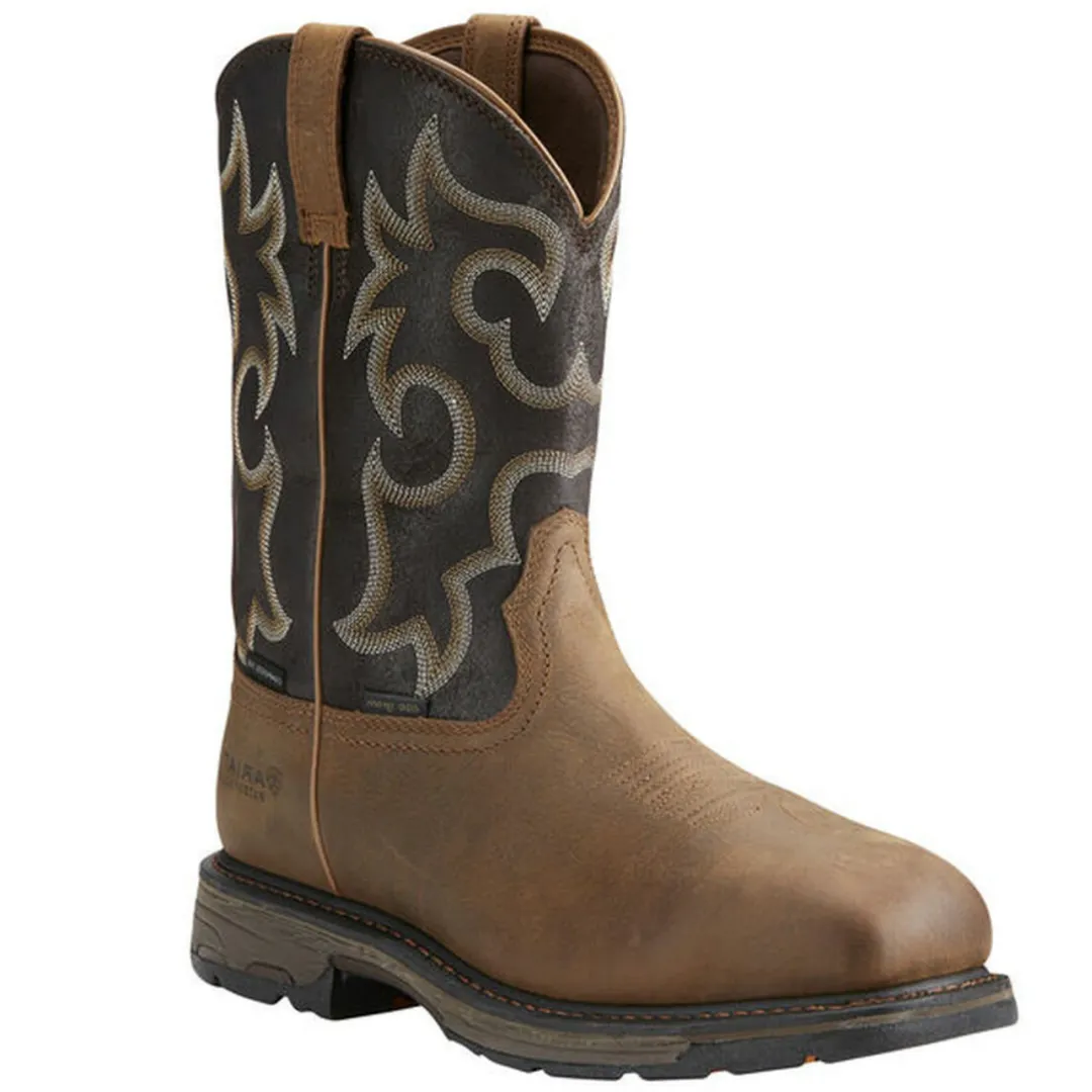 Men's Workhog 400G Insulated Waterproof Composite Toe Work Boot by Ariat 10018555 Best Work Boots For Ice And Snow