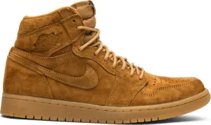 Nike Air Jordan 1 High Wheat Shoes Basketball Men !!! CYBER MONDAY SALE !!! Asics Marathon Shoes