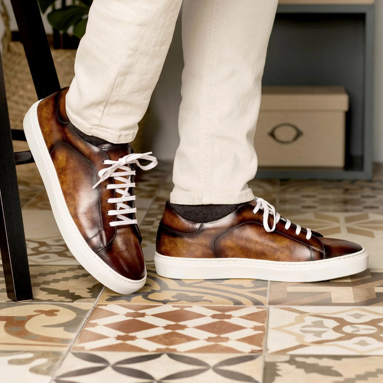 Best Work Boots For Foot Support Men's Trainers Patina Burgundy 5326