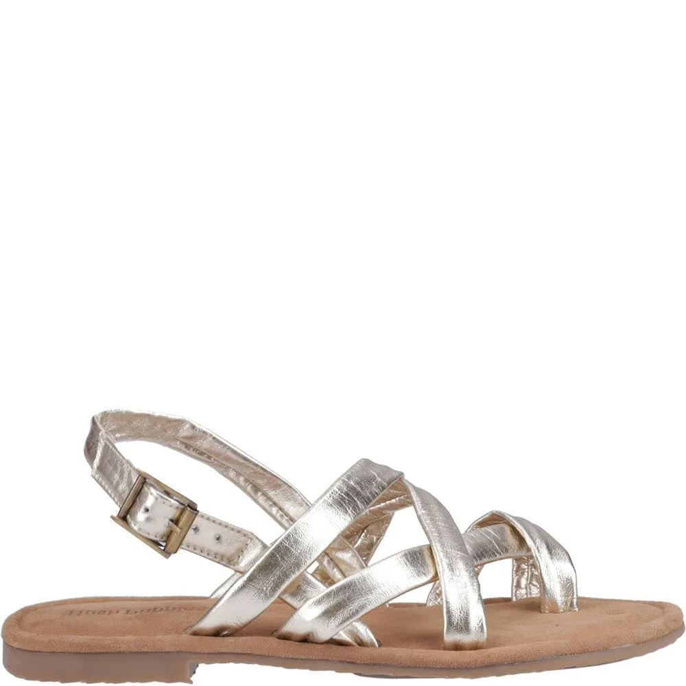Fringe Sandals Gold Hope Sandals