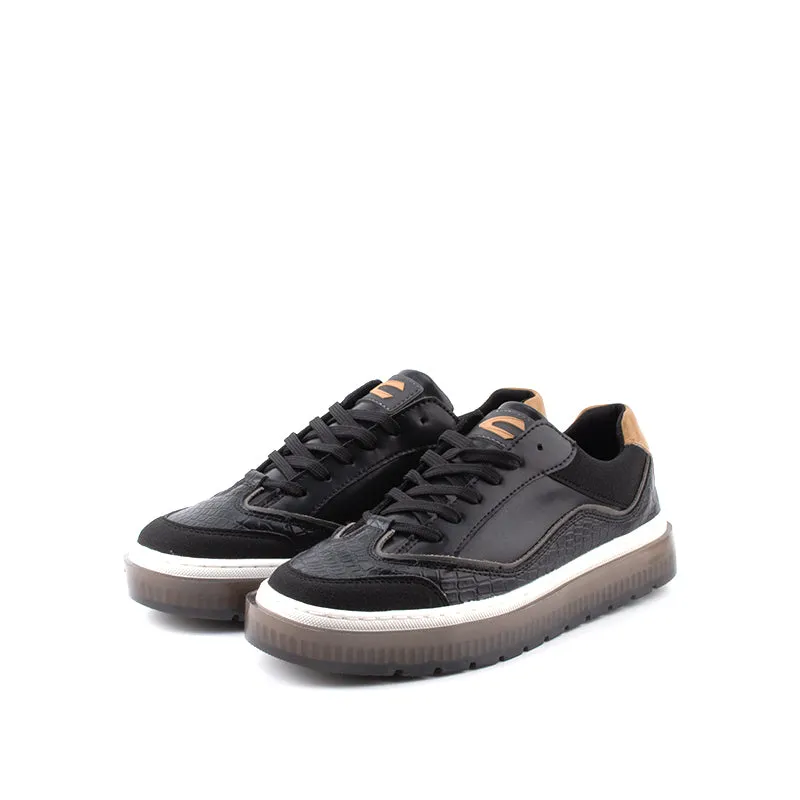 C by camel active Microfiber Classic Sneakers Men Black SIGURD 822365-HX1CSV-1 Sneakers Air Force 1