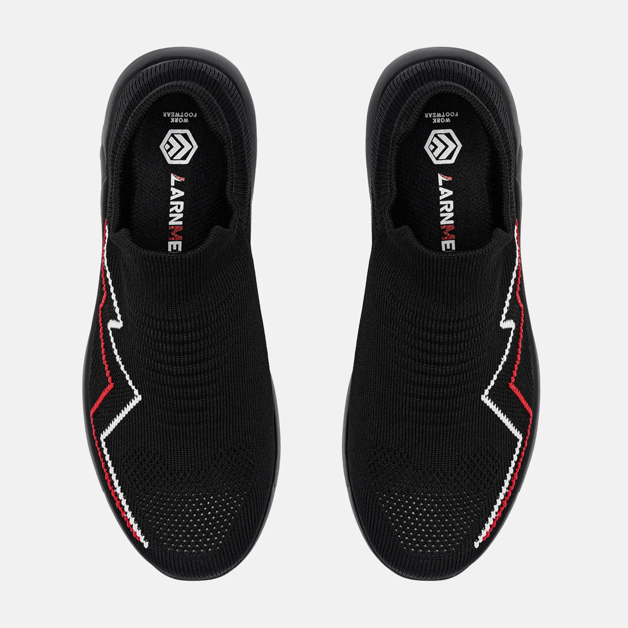 Larnmern Non Slip Steel Toe Comfortable Work Shoes For Women,#21021 Steel Toe Boots Work Boots