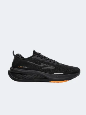 Erke Stability Men Running Shoes Black/Orange Shoes To Run In The Snow