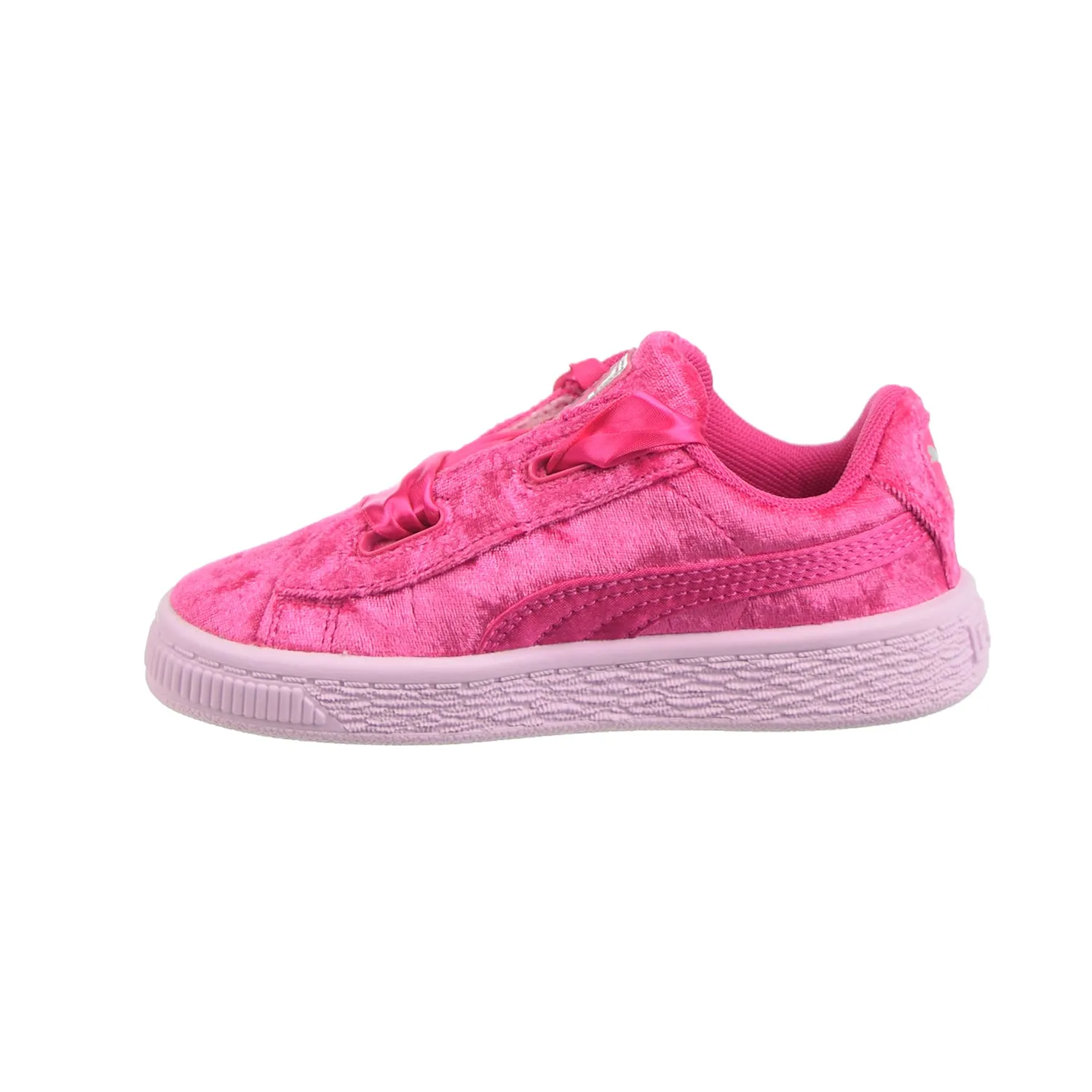 Puma Basket Heart Velour Toddlers' Shoes Beetroot Purple/Puma Silver Asic Shoes Online