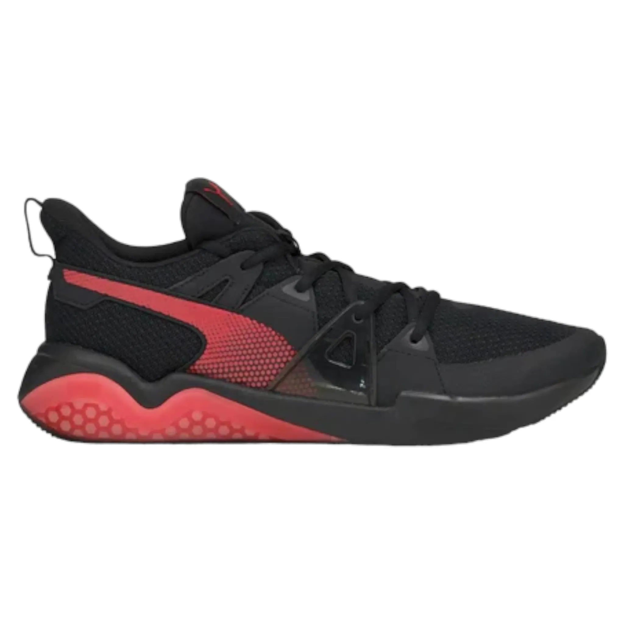 Puma Rs 0 Shoes .PUMA CELL FRACTION - BLACK / HIGH RISK RED (376281 04) - FRA - R1L5