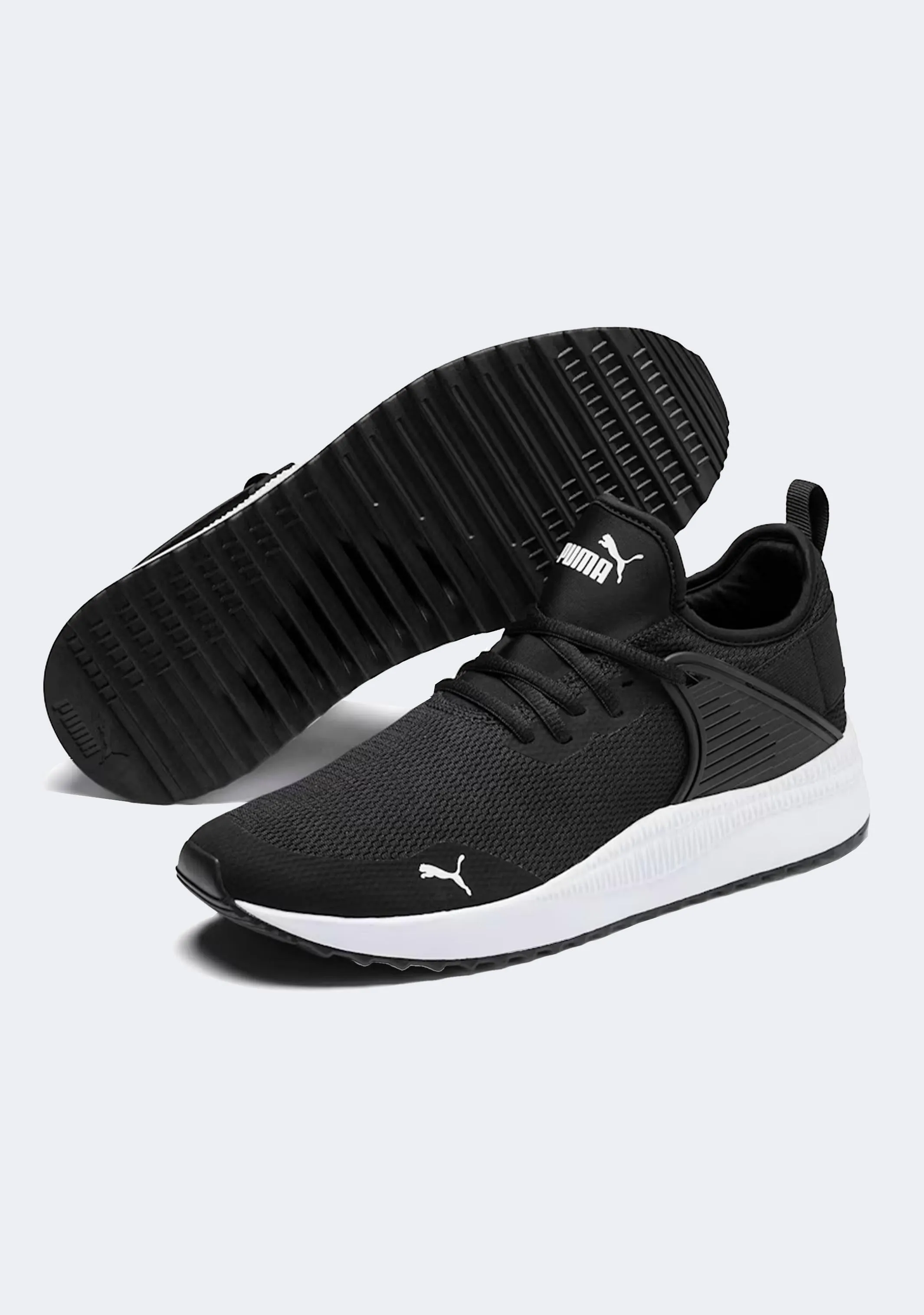 Puma Men's Pacer Next Cage Core Shoes And Sox Asics