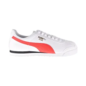 Puma Roma Basic  Men's Shoes Puma White-High Risk Red Final Fantasy Xiv Puma Shoes