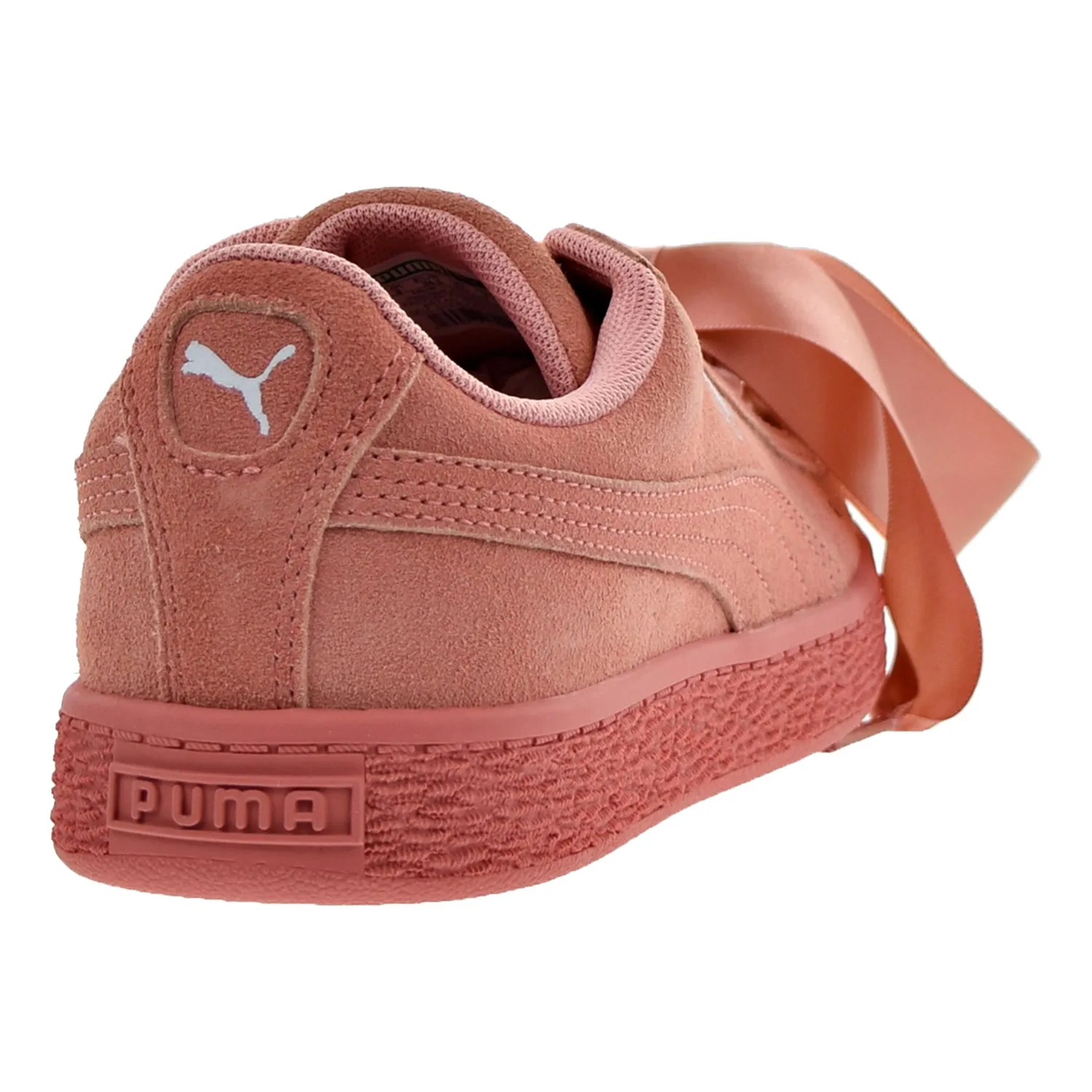 Puma M Power Shoes Puma Suede Heart Little Kid's Shoes Desert Flower/Puma White
