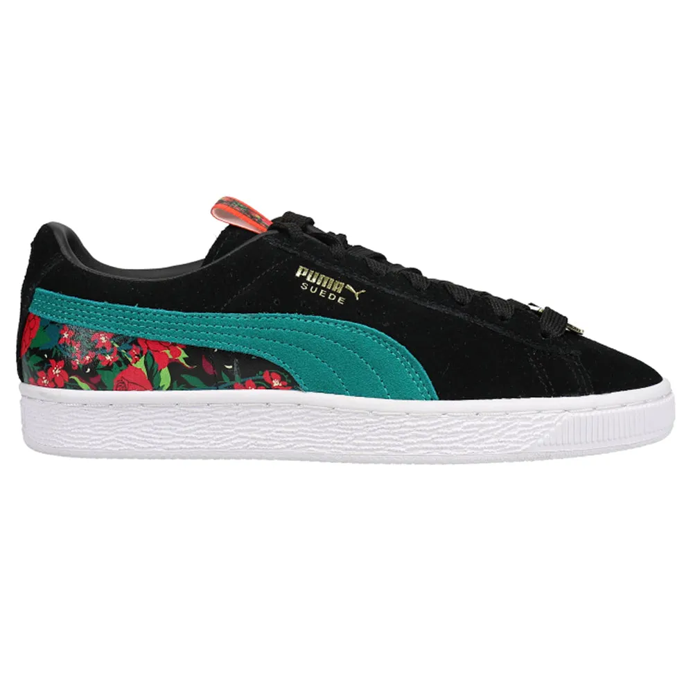 Puma X Poison Ivy Floral Lace Up Sneakers Puma Graphic Shoes
