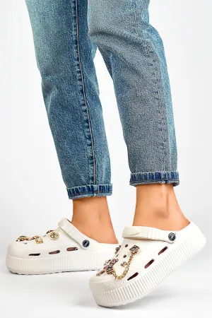 Chic Black Women's Slip-On Platform Flip-Flops Jeans Flip Flops