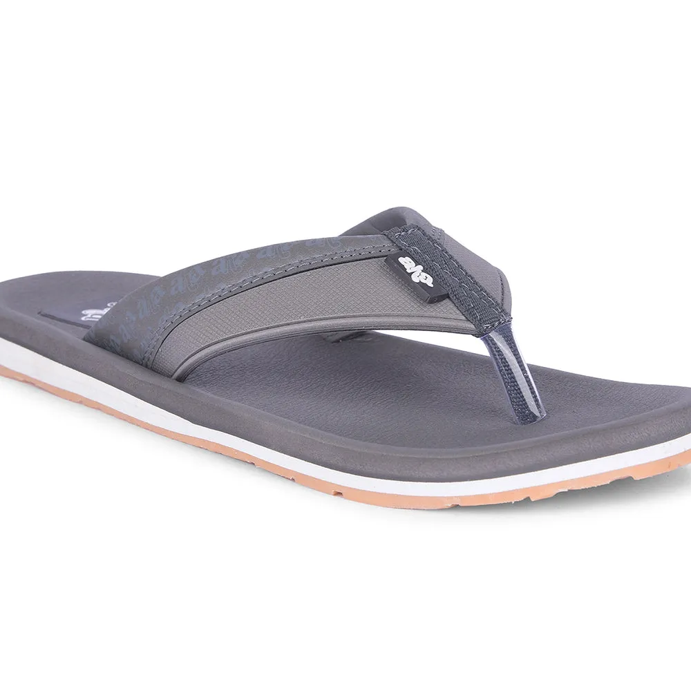 Nebraska Slippers A-HA Casual Grey Flip Flops For Men ANCO-03 By Liberty