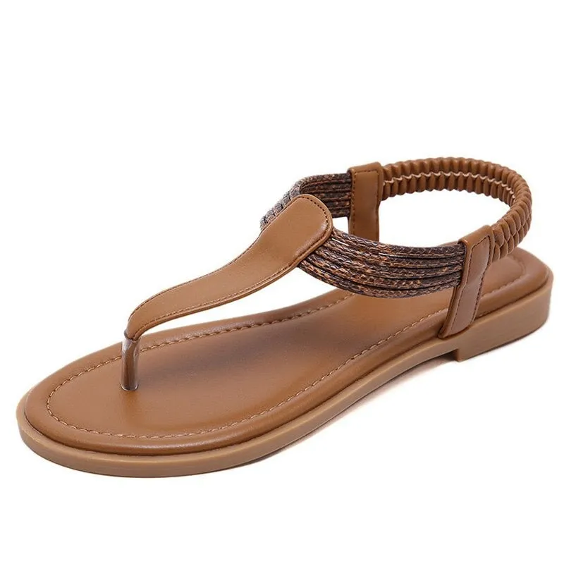 Purpdrank - Women Sandals Summer Casual Flip Flops Low Heels Platform Shoes Ladies Non-slip Beach Sandals Mujer Sandalias Dollar Tree Flip Flops