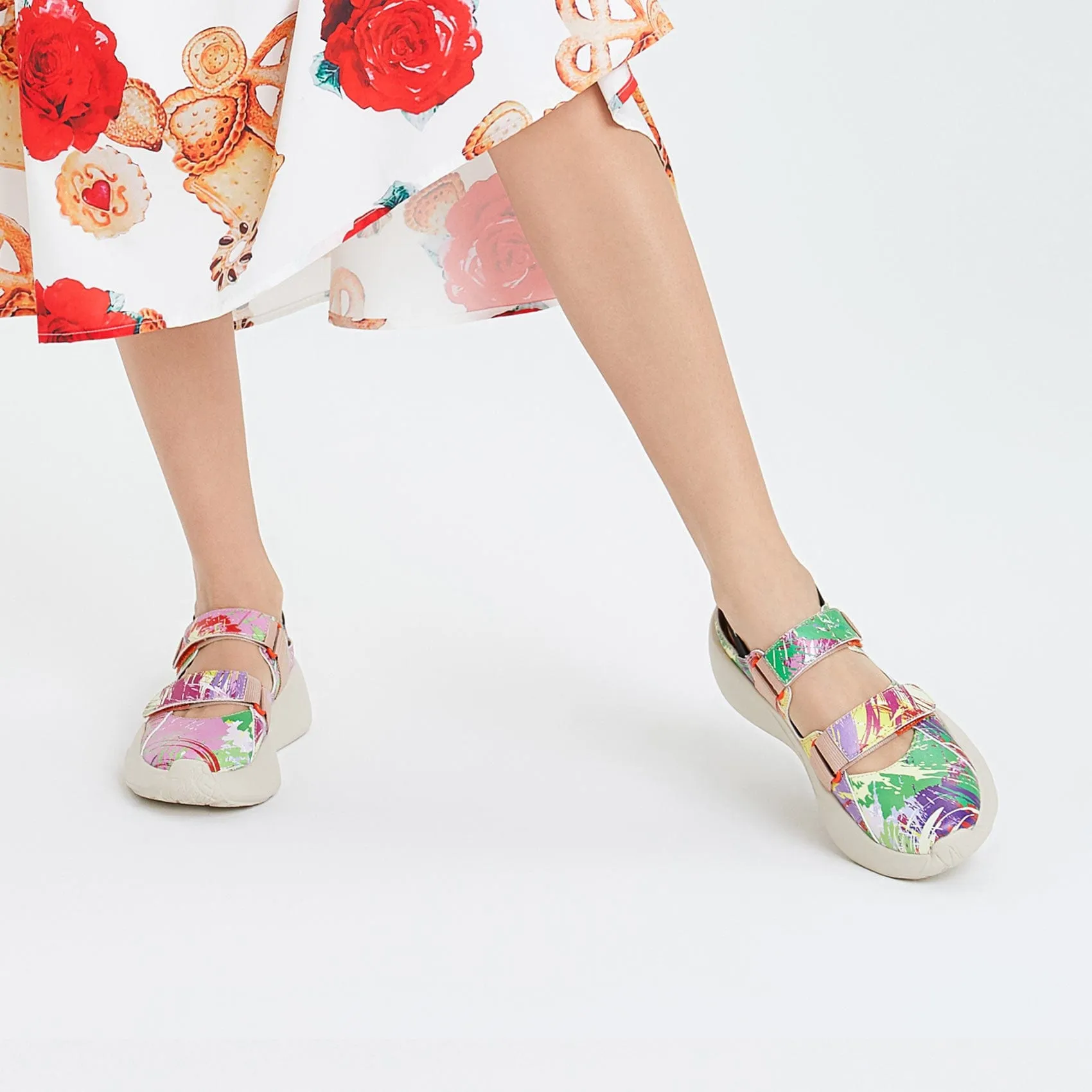 Spring in Purple San Sebastian III Women Slip On Sneaker Slip On Sneakers Slip On