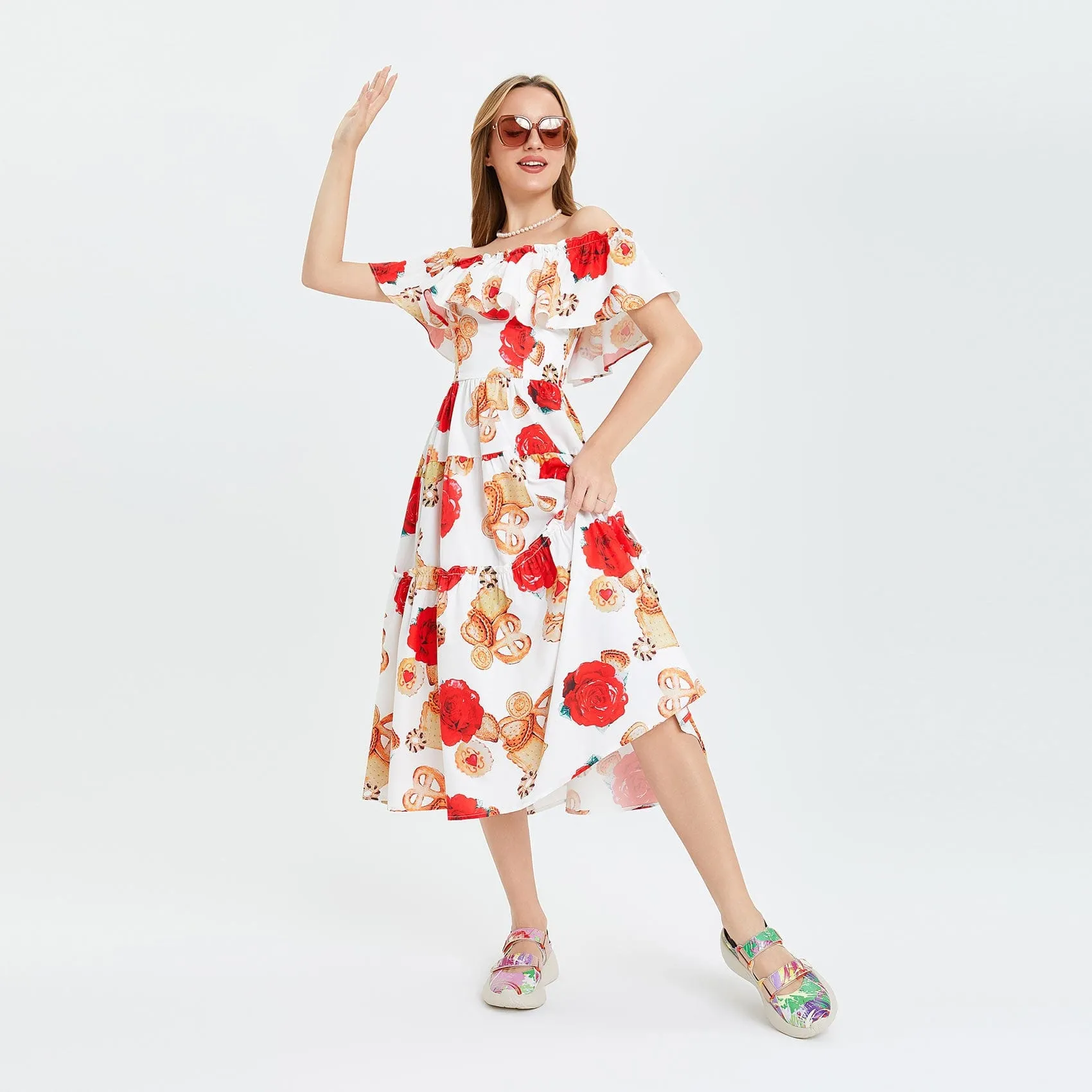 Spring in Purple San Sebastian III Women Slip On Mud Shoes