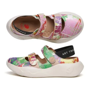 Spring in Purple San Sebastian III Women Green Checkered Slip On