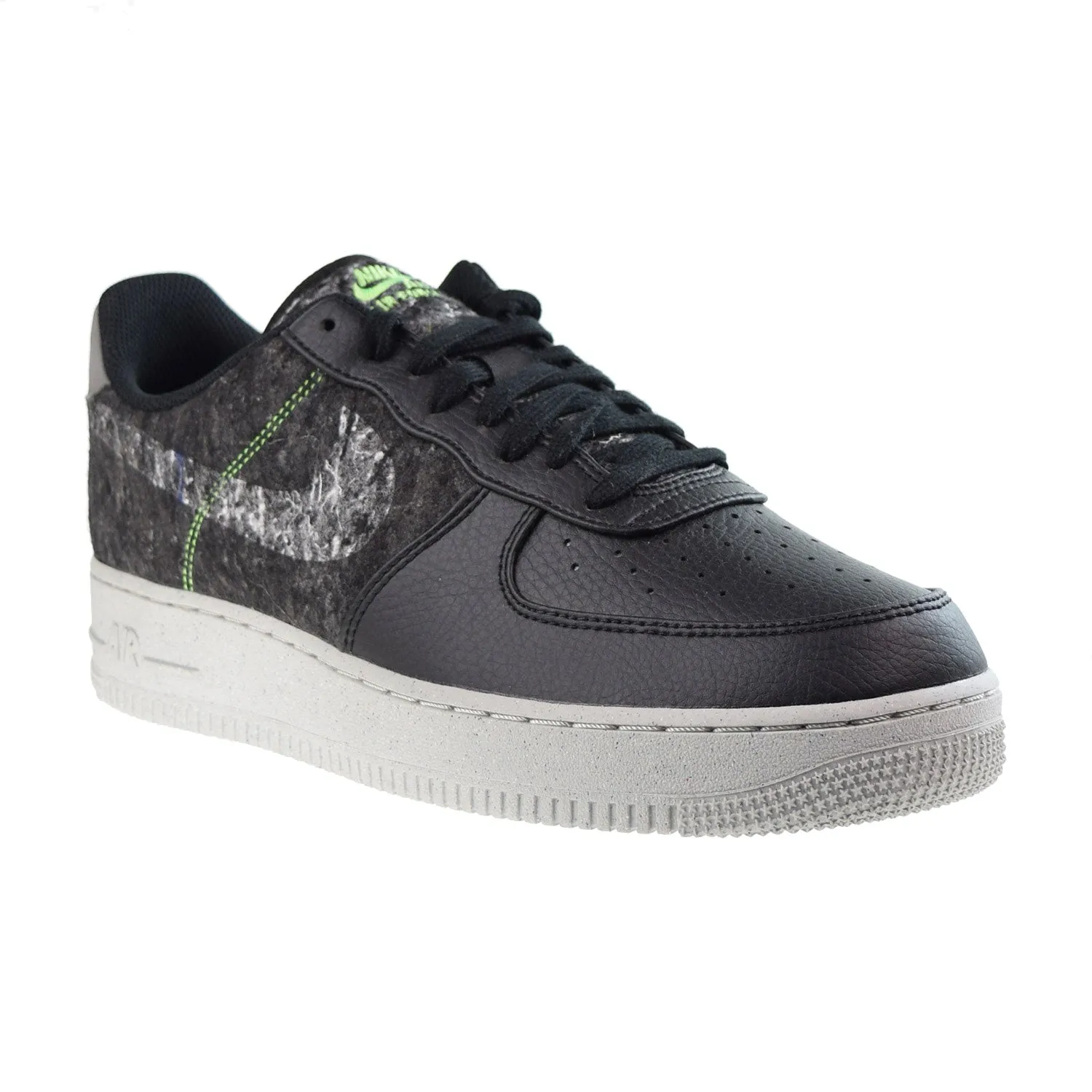 Nike Air Force 1 '07 LV8 Men's Shoes Black-Electric Green Asics Olympic Volleyball Shoes