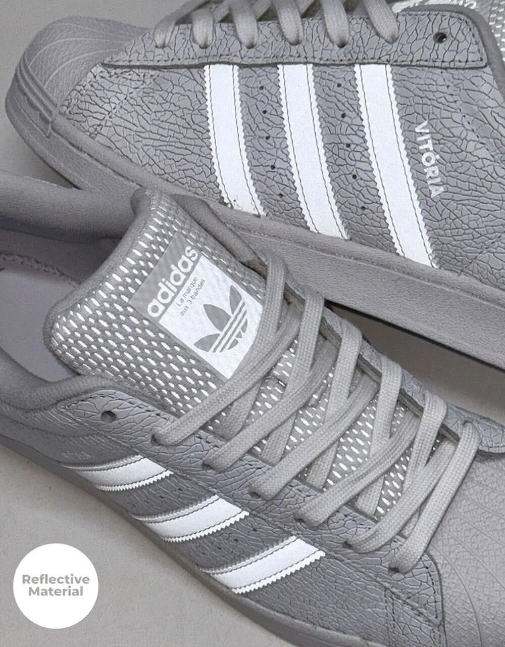 adidas x Vitoria Superstar ADV Skate Shoes - White/Core Black/White Adidas Trail Shoes