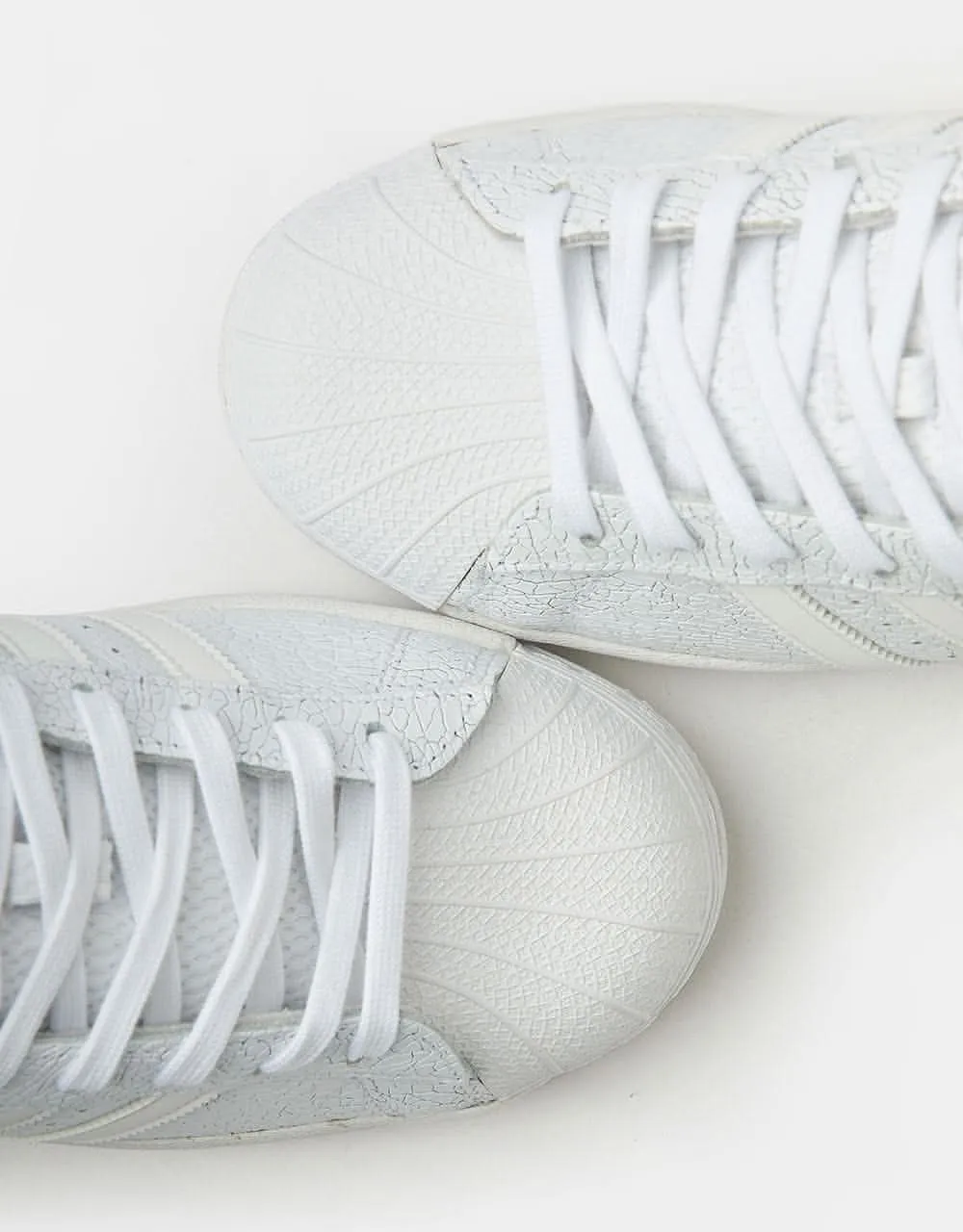 White Adidas Basketball Shoes adidas x Vitoria Superstar ADV Skate Shoes - White/Core Black/White