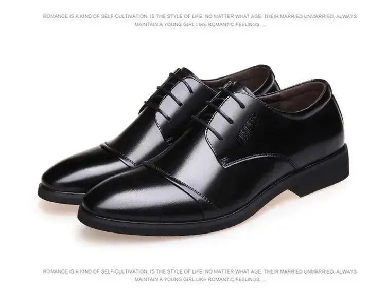 2025 Handcrafted Mens Oxford Shoes Patent Calfskin Leather Brogue Dress Shoes Good Work Boots For Mechanics