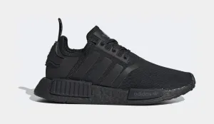 Adidas Shoes Spiderman NMD_R1 Grade School Running Shoe (Black/Black)