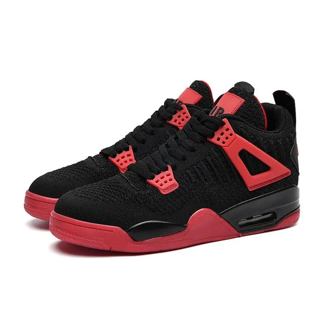 Rhude Sneakers Autumn Black Air Cushion Jordan Retro Basketball Shoes Men Breathable Air Mesh Jordan Men Basketball Sneakers retro basket homme