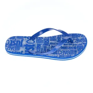 Double Wide Width Sandals Just Cavalli Light Blue EVA Men Sandal
