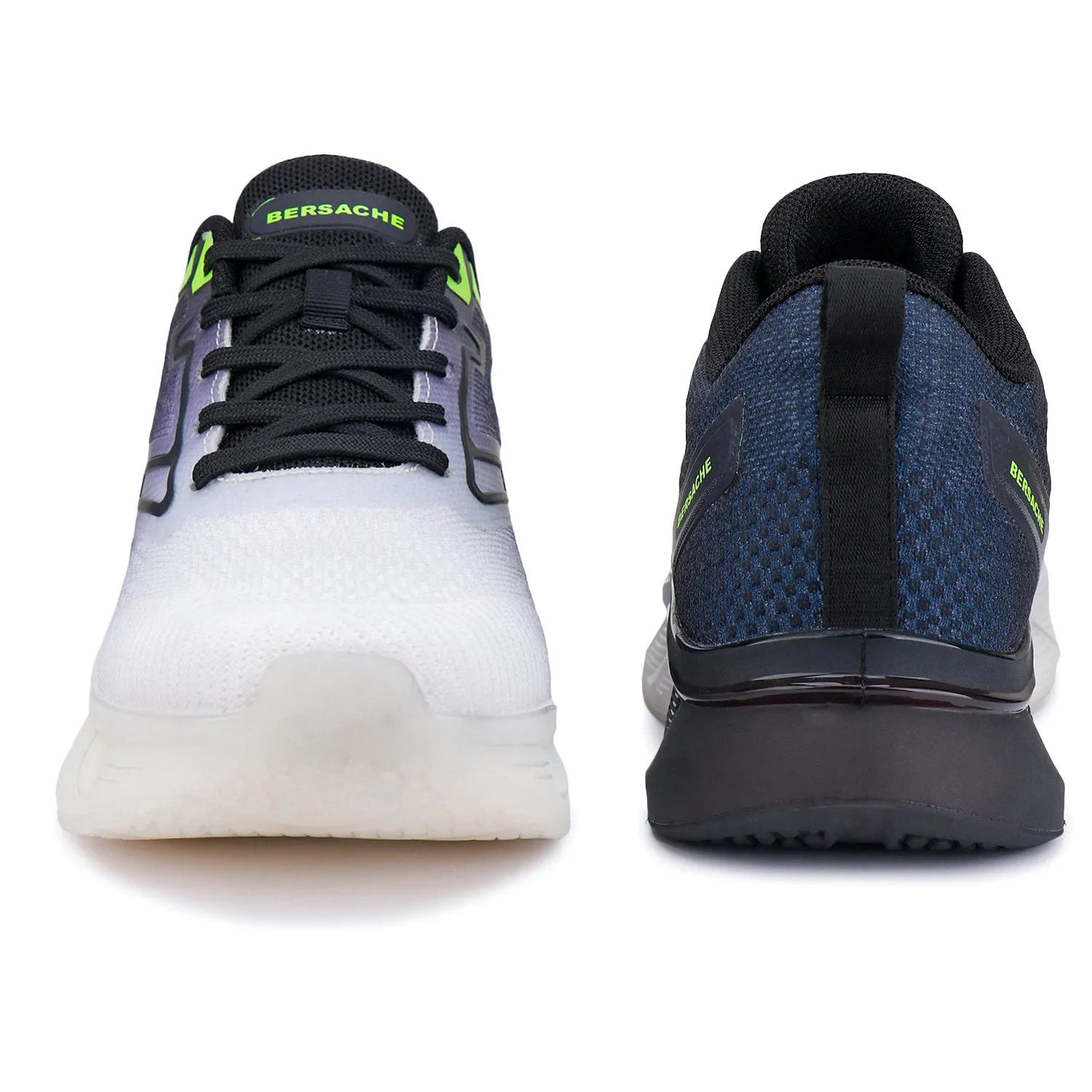 Bersache Premium Sports ,Gym, Trending Stylish Running Shoes For Men (9170-Black) Adilette Slides