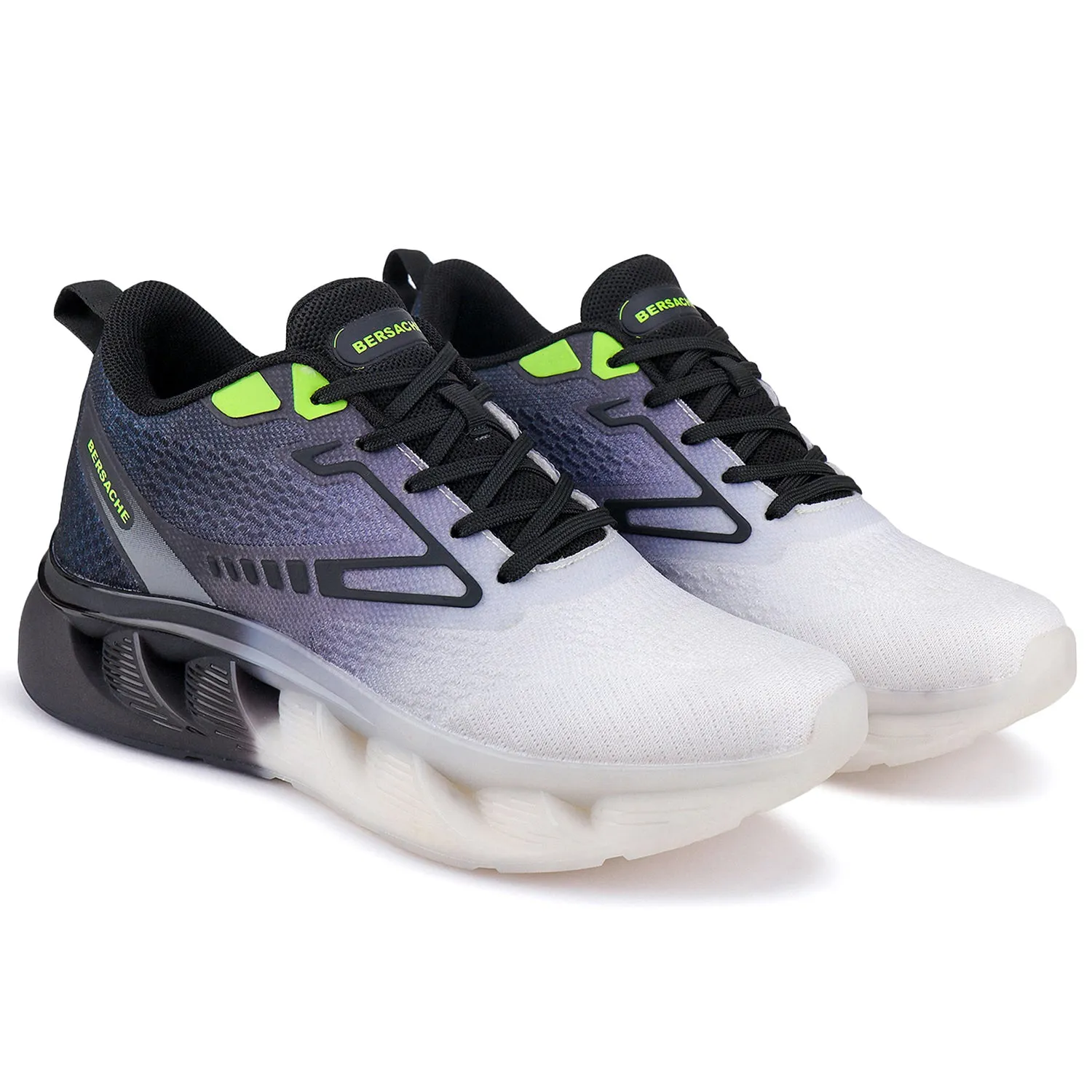 Bob Timberlake Slippers Bersache Premium Sports ,Gym, Trending Stylish Running Shoes For Men (9170-Black)