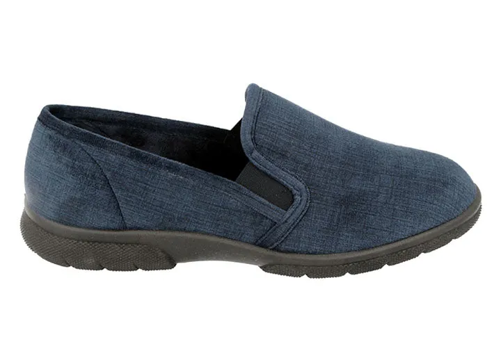 Hanukkah Slippers Mens Extra Wide Fit DB Kendal Slip On Slippers
