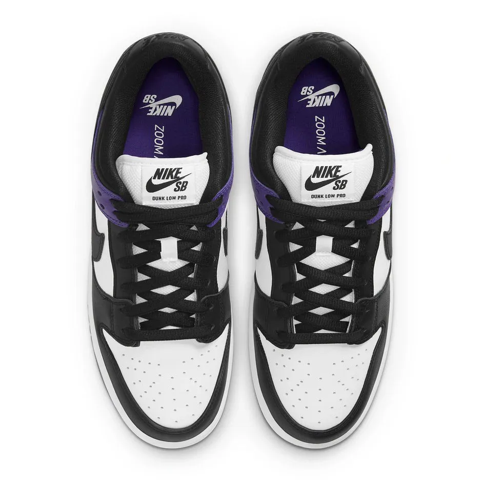 Nike SB Dunk Low Court Purple Asics Flat Sole Shoes