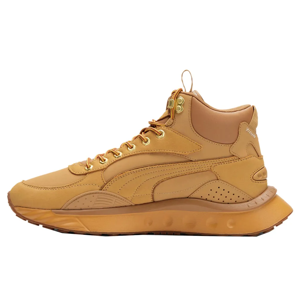 Wild Rider Mid High Top Lace Up Sneakers Puma Shoes Names