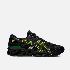 Asics Leather Tennis Shoes GEL-QUANTUM 360 VII - BLACK / SAFETY YELLOW
