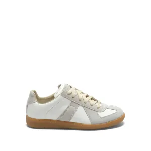 Replica Leather Sneaker in White Sneakers Oc
