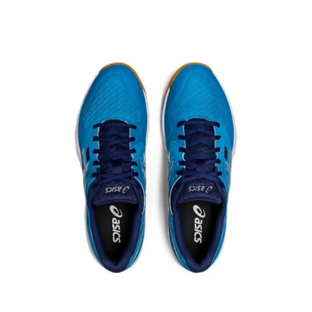 Asics Gel-excite 4 Running Shoe ASICS Men's Gel-Court Hunter 3 Badminton Shoe (Island Blue/Pure Silver)