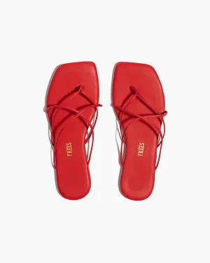 Choose Juicy Flip Flops Square Toe Elle - Red