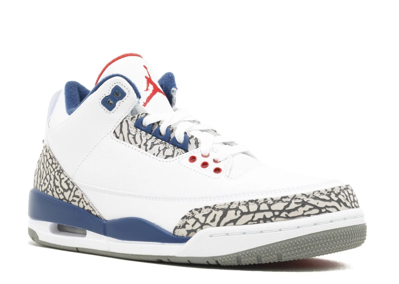 Nike Air Jordan 3 Retro True Blue 2016 Release White Men Shoes Sale Size US 7, 8, 8.5, 9, 10, 11, 12, 13 High-performance Asics Running Shoes