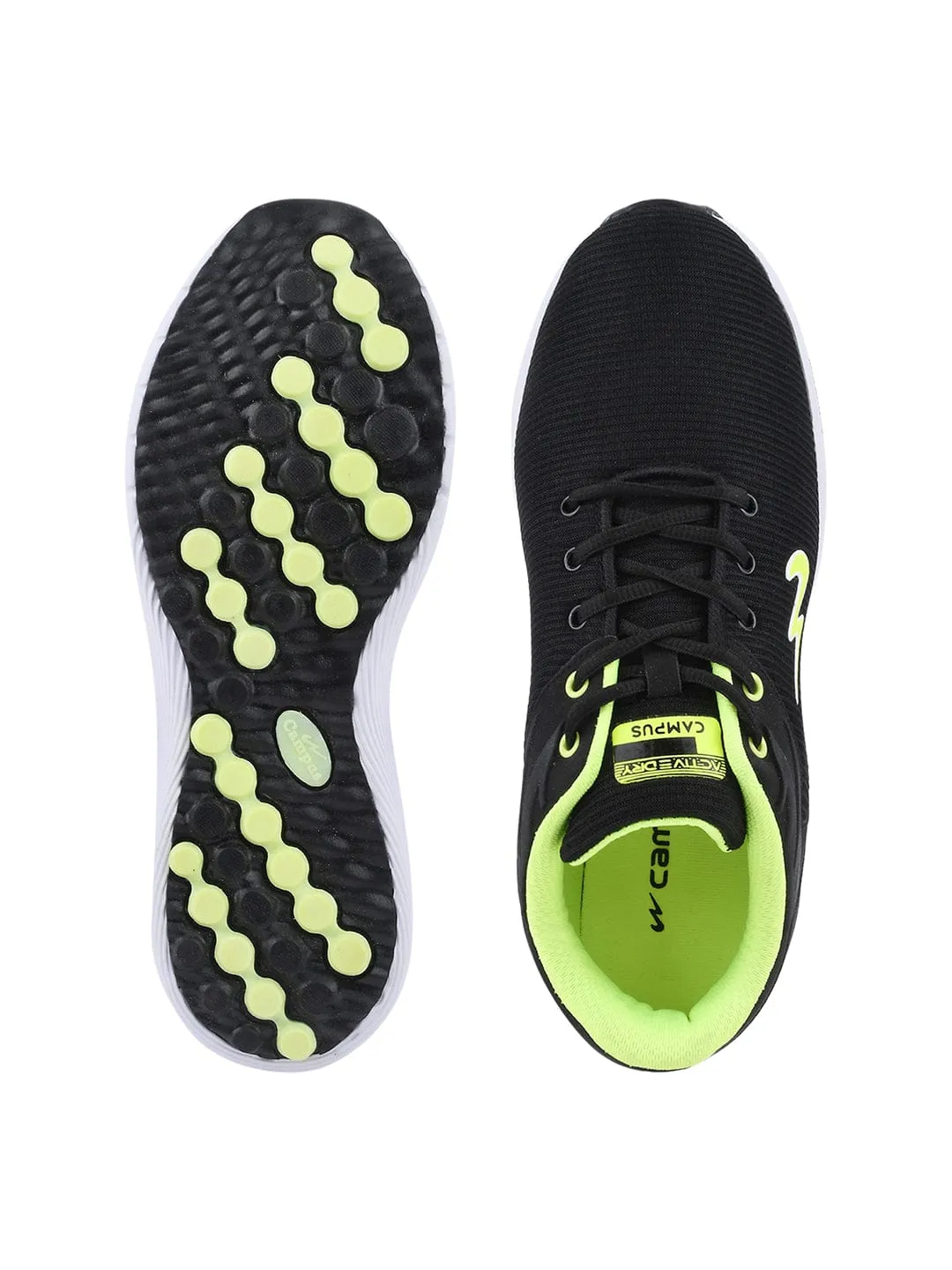 Running And Shoes ROYCE-2 Black Men's Running Shoes