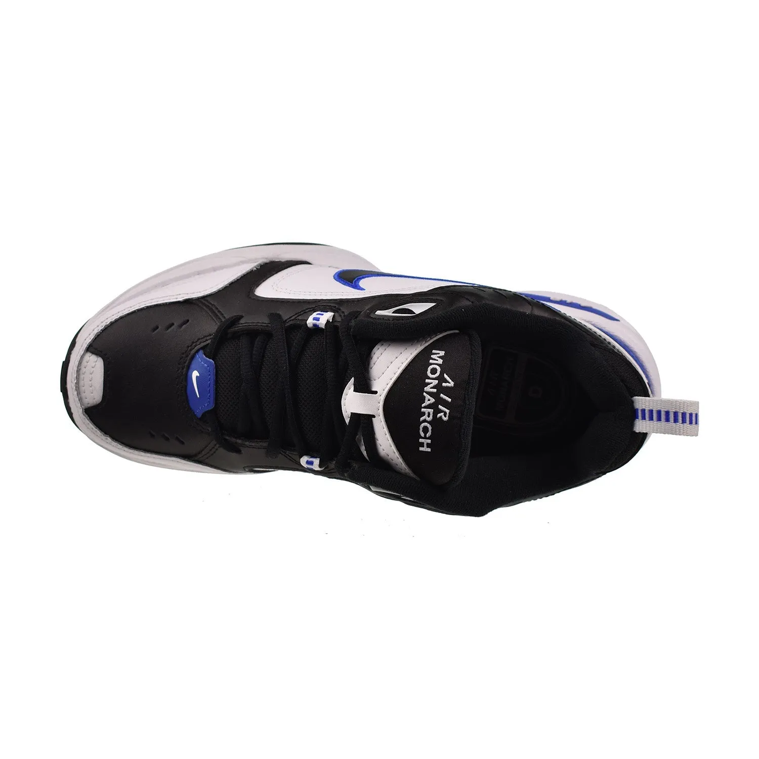 Shop Asics Wrestling Shoes Nike Air Monarch IV Men's Shoes Black-White-Royal Blue