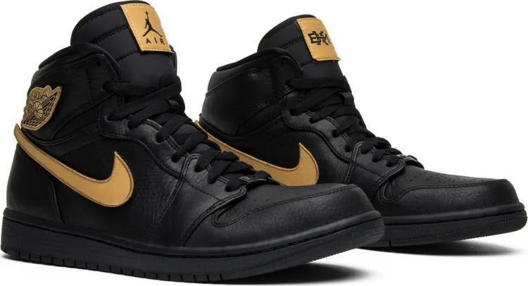 Nike Air Jordan 1 High BMH 2017 Black Gold Shoes Basketball Men Sale Size US 7, 8, 8.5, 9, 10, 11, 12, 13 Asics Speed Ff Tennis Shoes