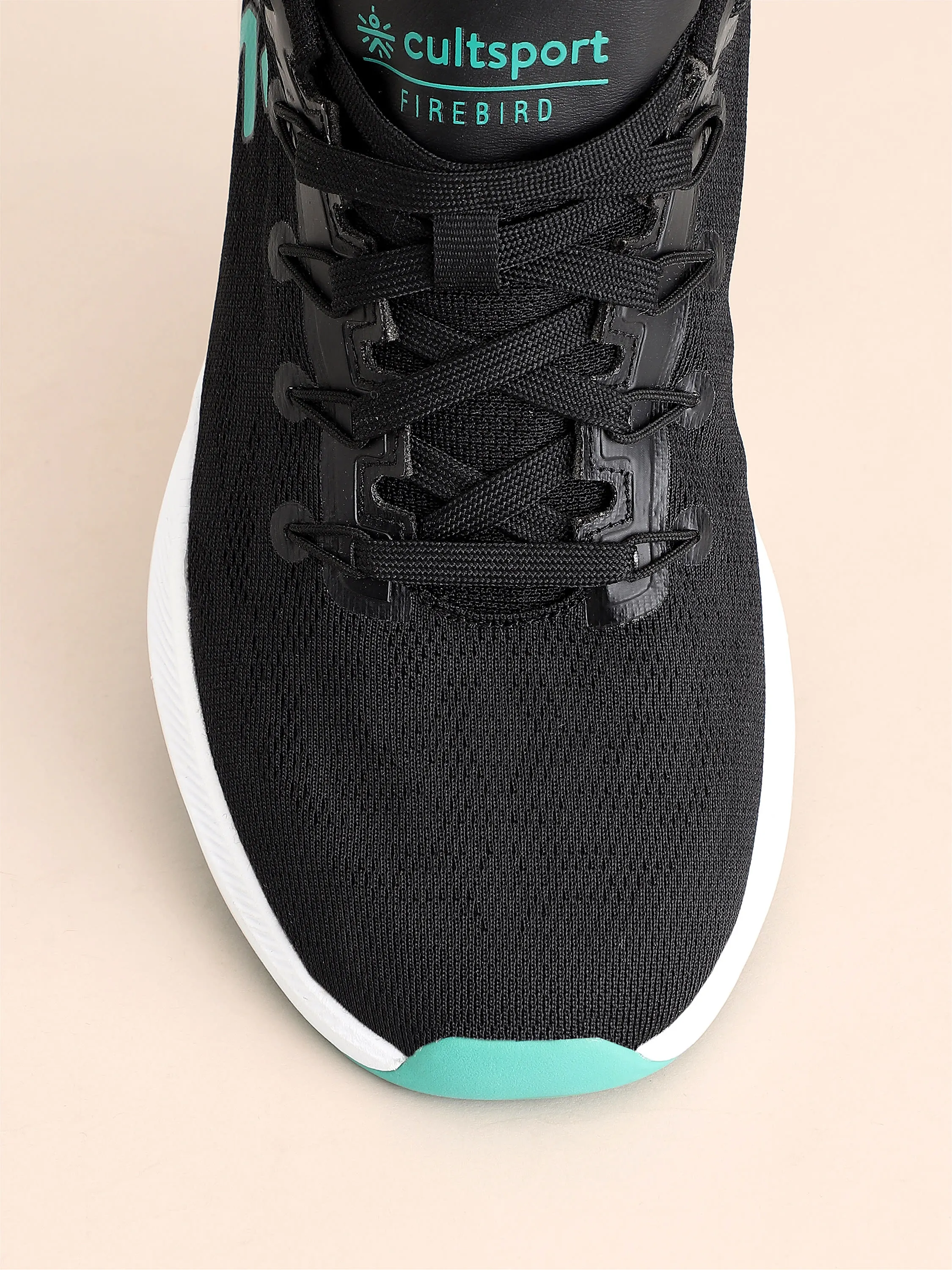 Lightweight Cushioned Breathable Running Shoes Firebird Men Running Shoes - Black