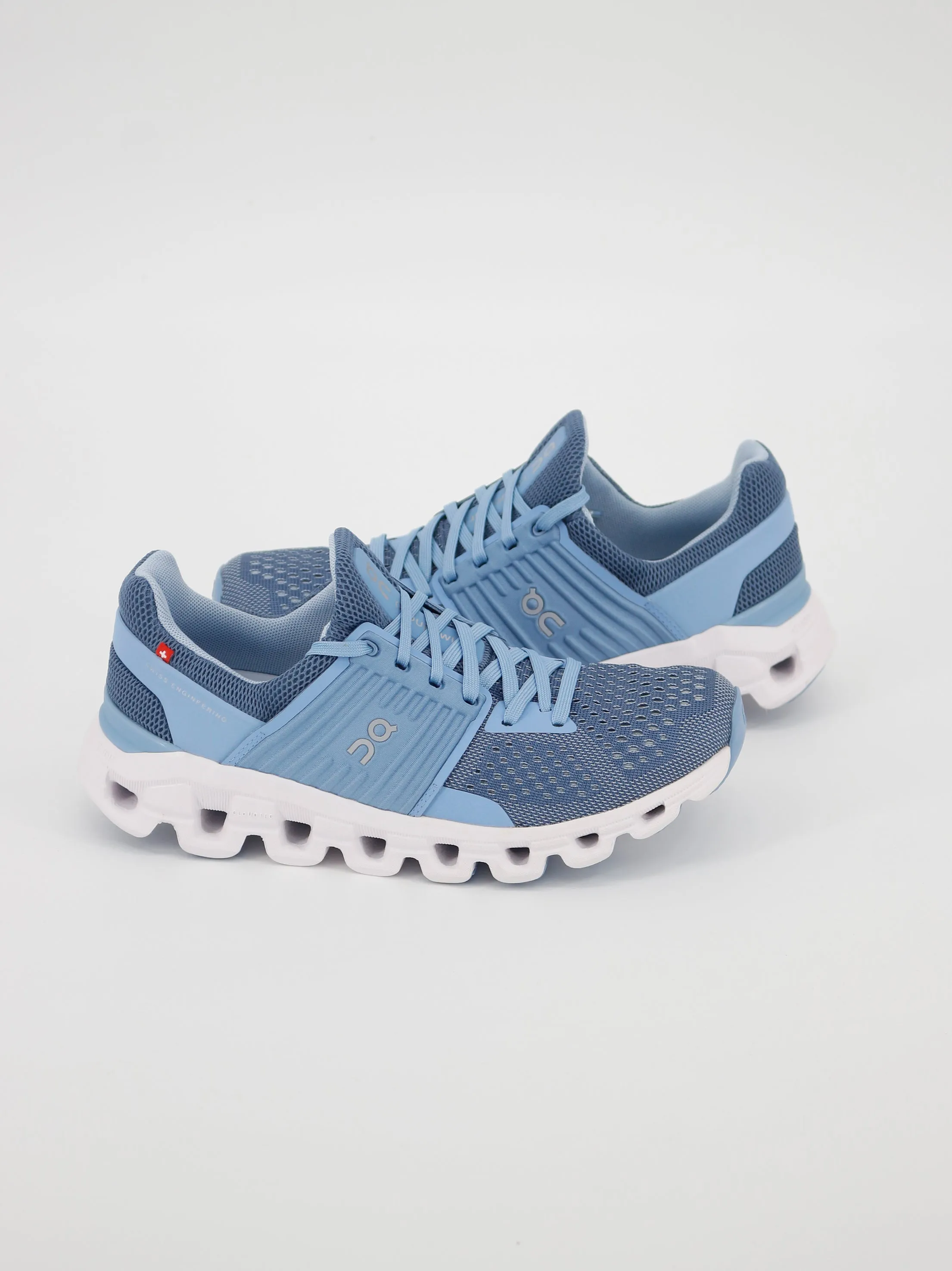 Women's Textured Running Shoes,Blue Knit Running Shoes