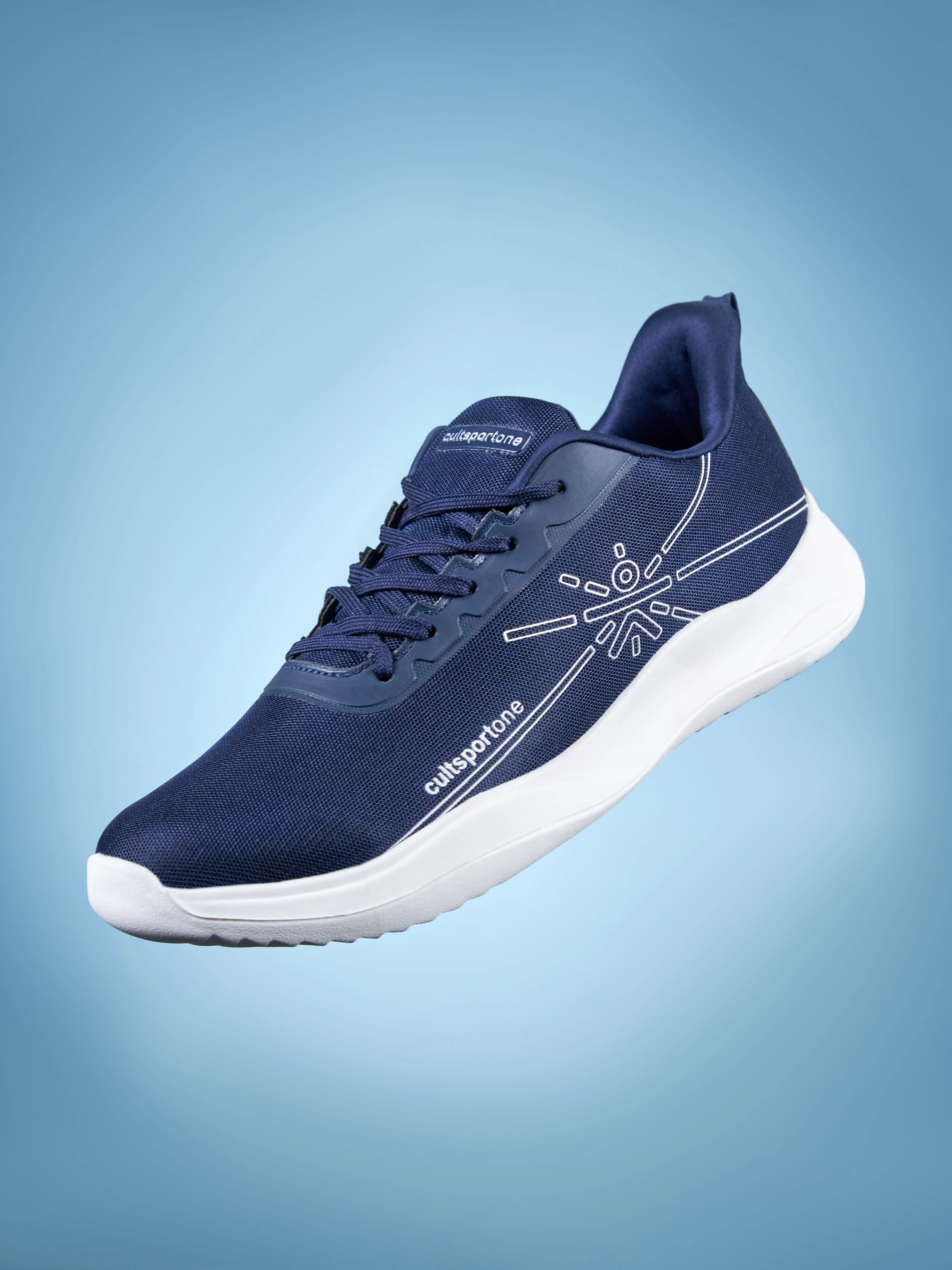 Plantar Fascia Running Shoes Rush Men Running Shoes - Navy