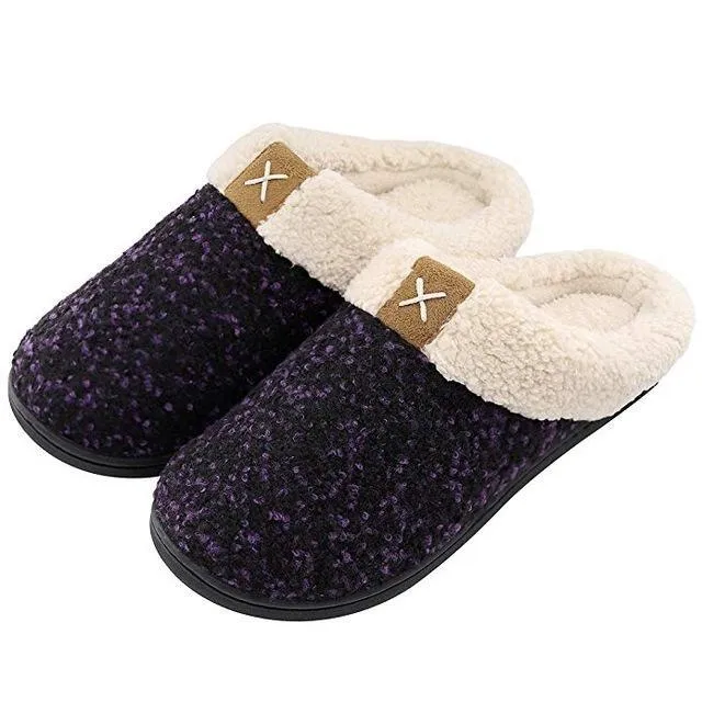Free Crochet Pattern For Slippers Sabina Women's Slippers Outdoor Indoor