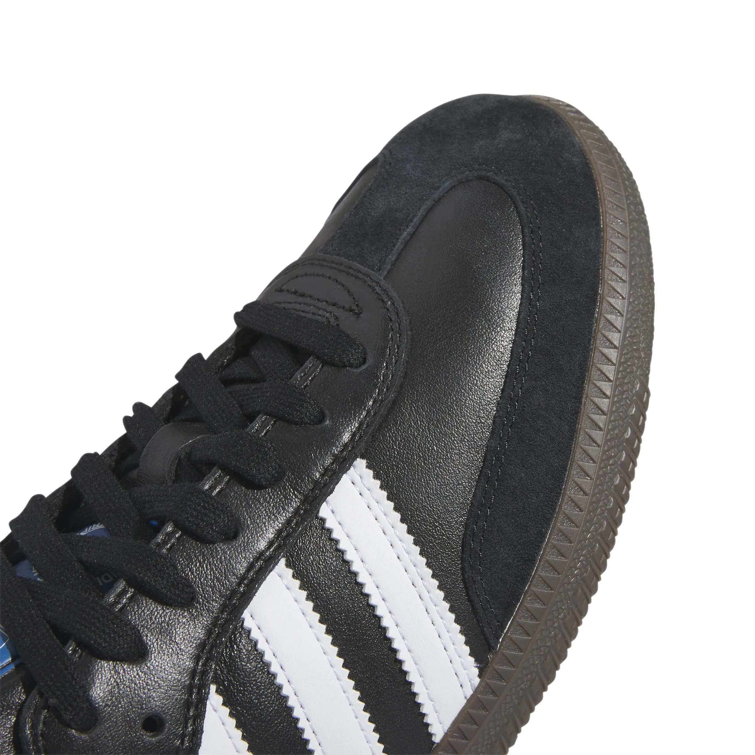 Adidas - Samba ADV in Core Black/Cloud White/Gold Metallic Adidas Knit Shoes