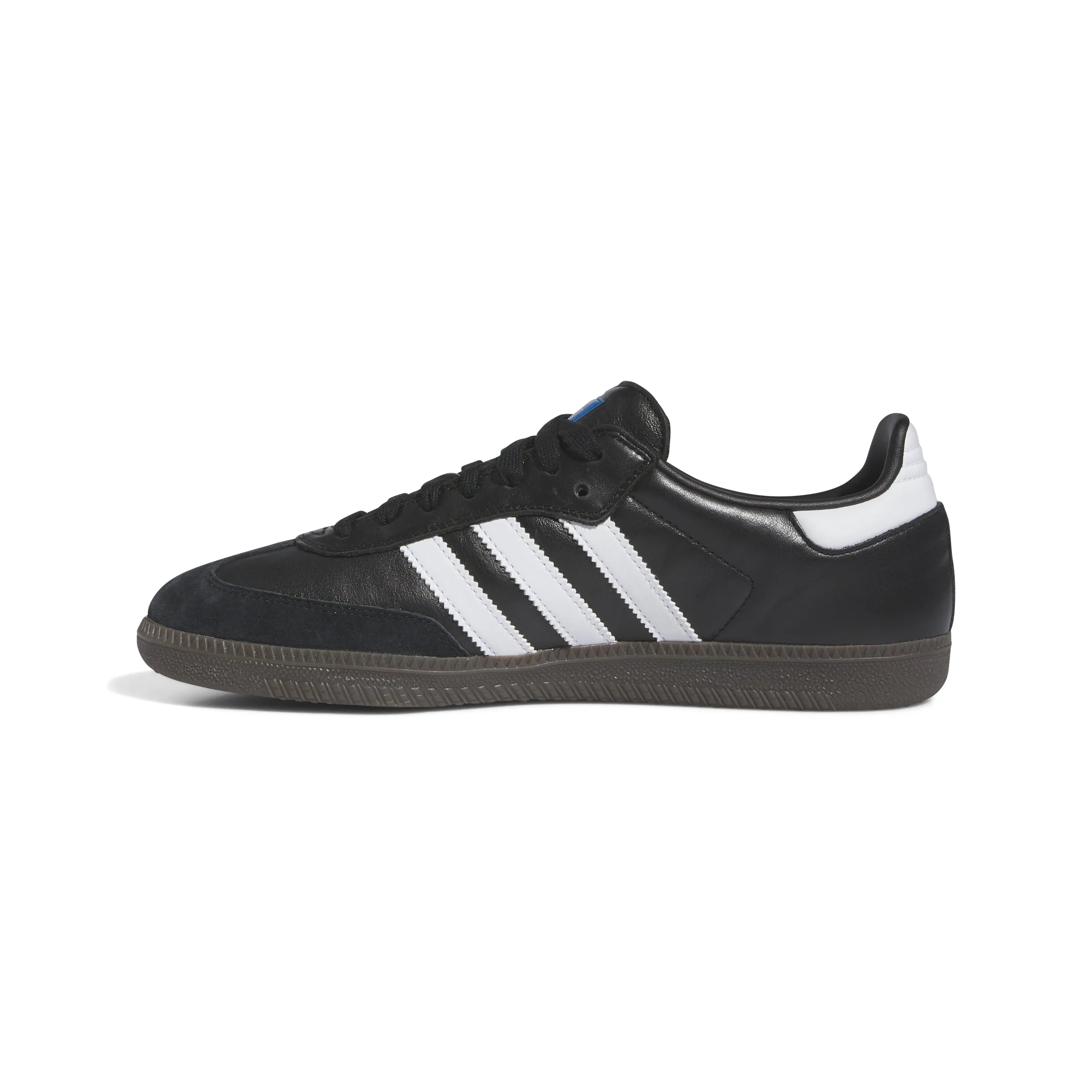 Adidas - Samba ADV in Core Black/Cloud White/Gold Metallic Adidas Stripes Shoes