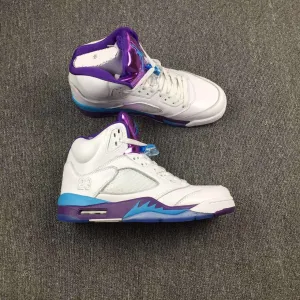 Nike Air Jordan 5 White Blue Purple Men Shoes !!! CYBER MONDAY SALE !!! Asics Gel 190 Tr Cross Training Shoe