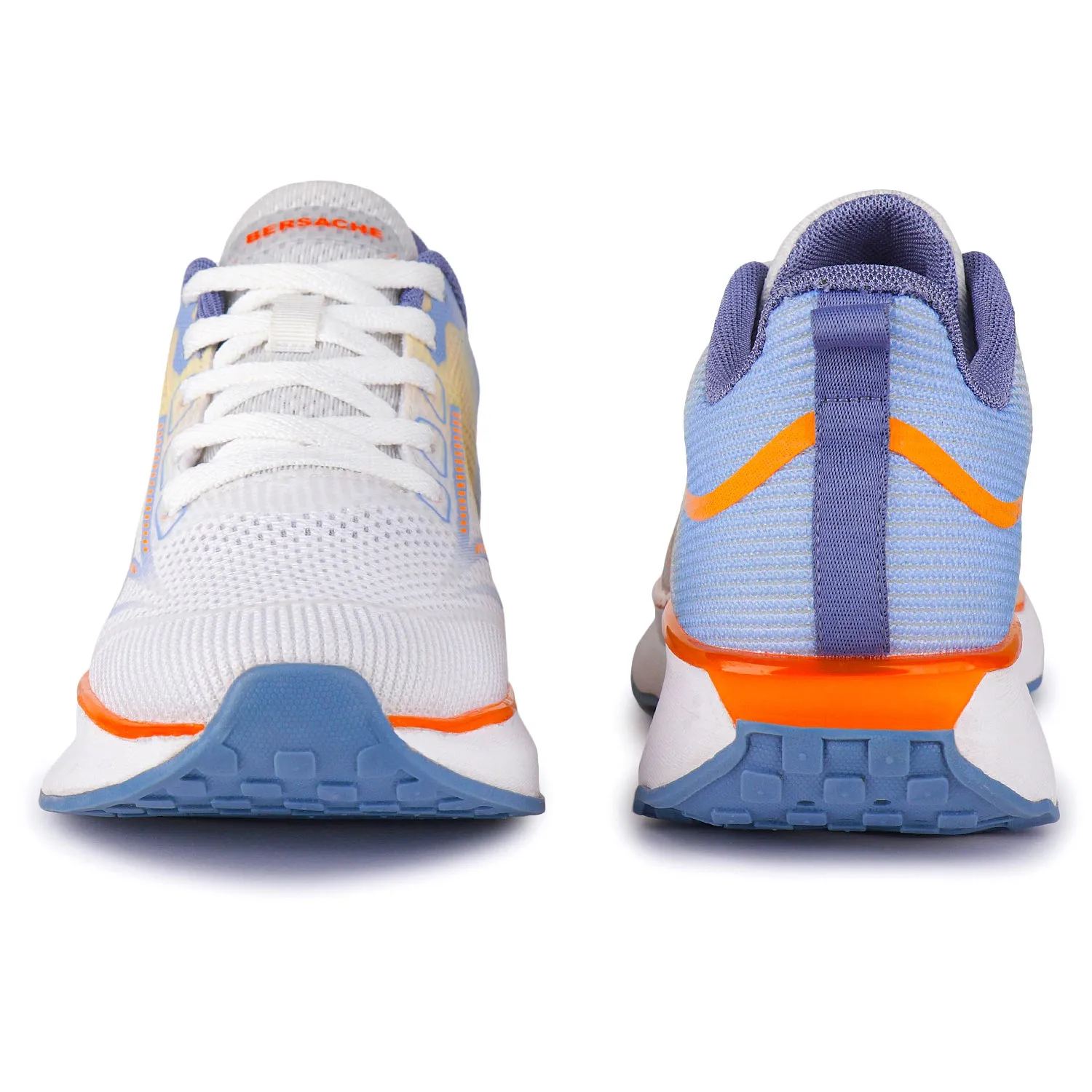 Uwabaki Slippers Bersache Premium Sports ,Gym, Trending Stylish Running Shoes For Men (9174-Orange)