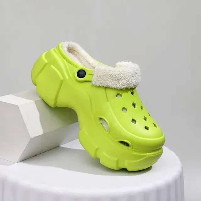 Summer Women Clogs Quick Dry Wedges Platform Garden Shoes Beach Sandals Home Slippers Thick Sole Increased Flip Flops for Women Starfish Flip Flops